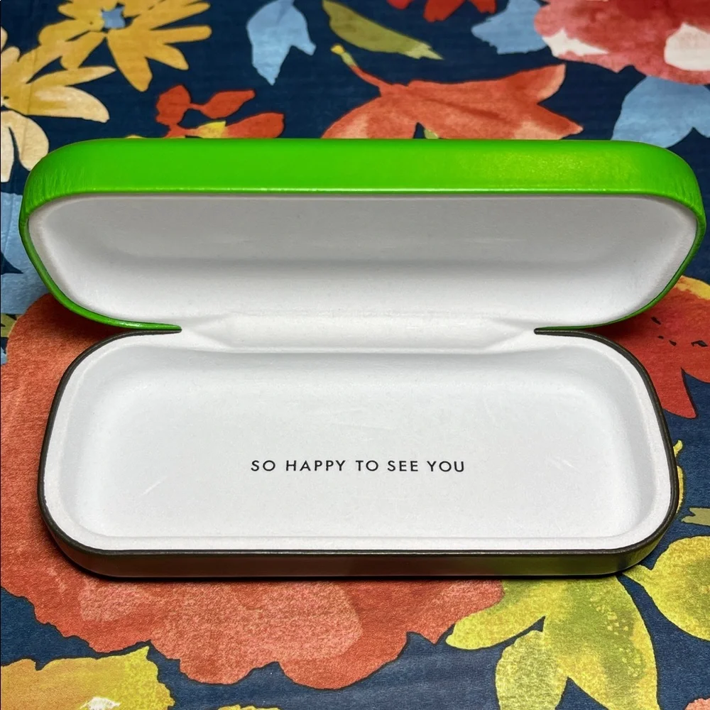 Kate Spade Vibrant Green Eyewear Case